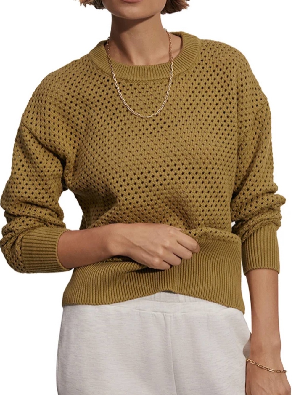 Varley Hester Knit Crewneck Sweater